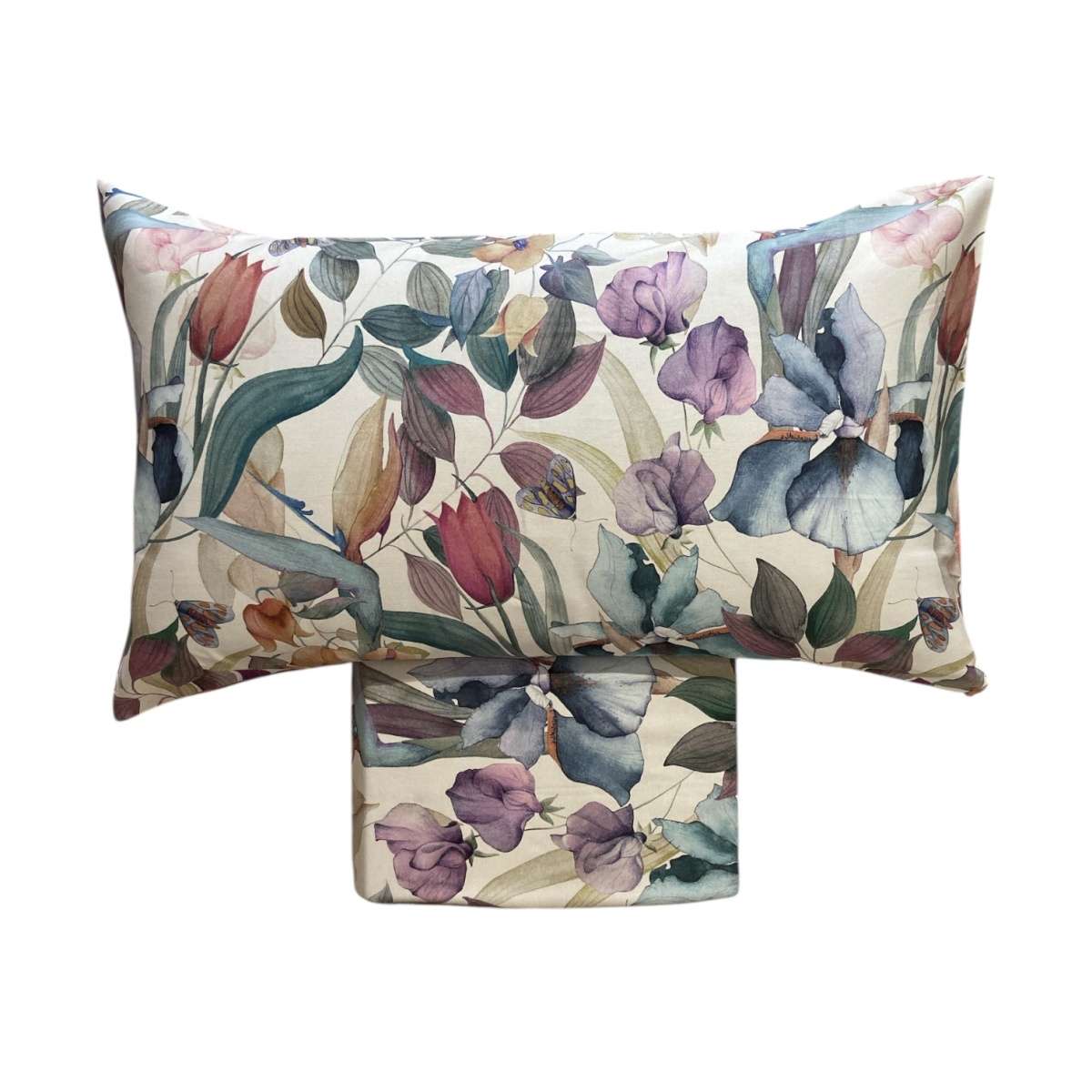 Immagine del prodotto Copripiumino Matrimoniale Iris Persiano in Satin - 2 Colori | Pietro Zanetti Home
