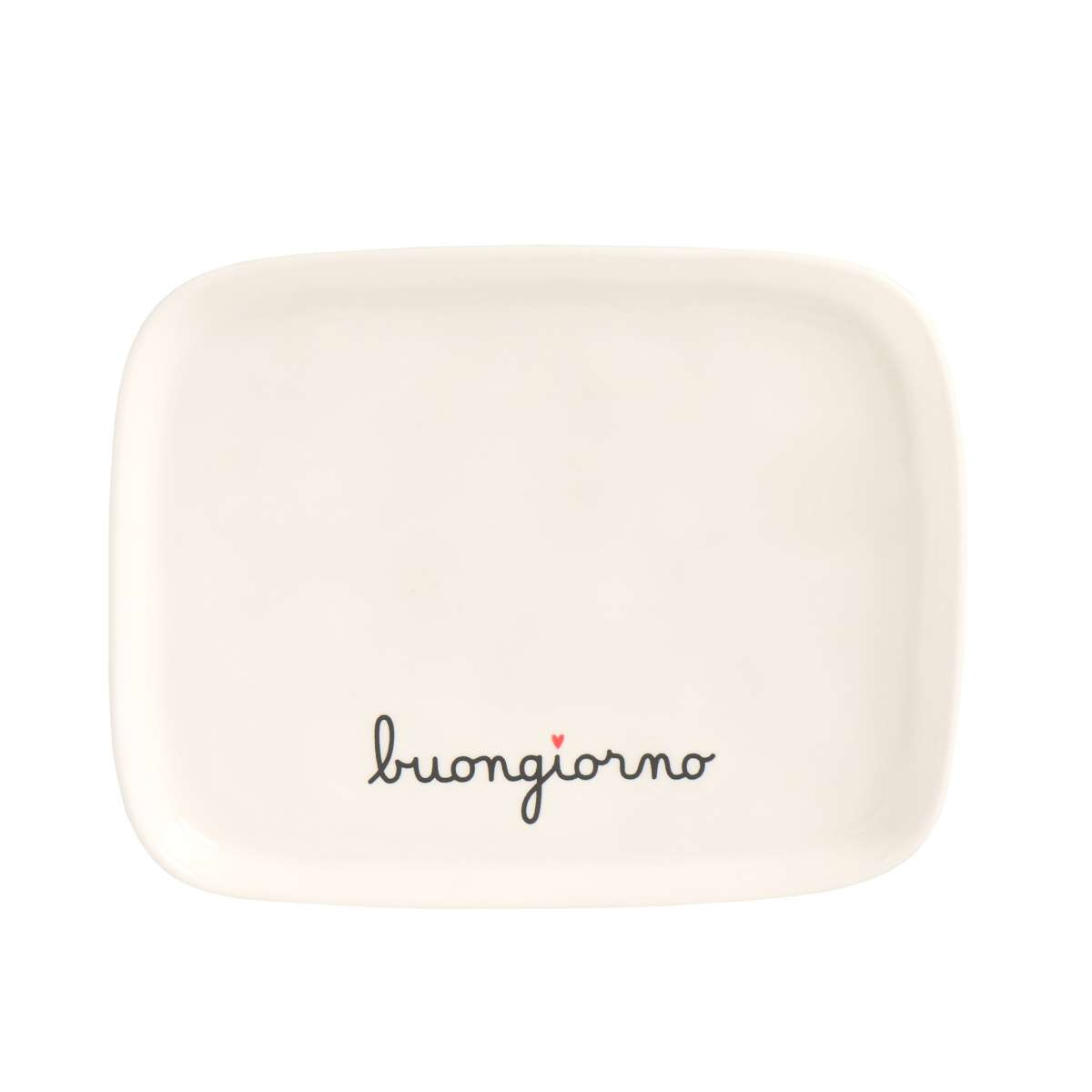 Immagine del prodotto Piatto Rettangolare in Ceramica Buongiorno | Simple Day
