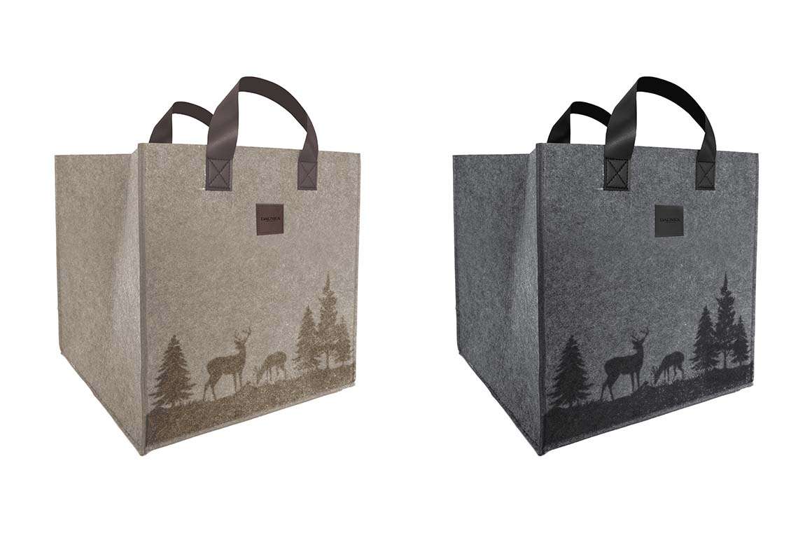 Immagine principale di Cesta Portariviste - Porta Legna modello Cube Montagna - 2 Colori | Daunex