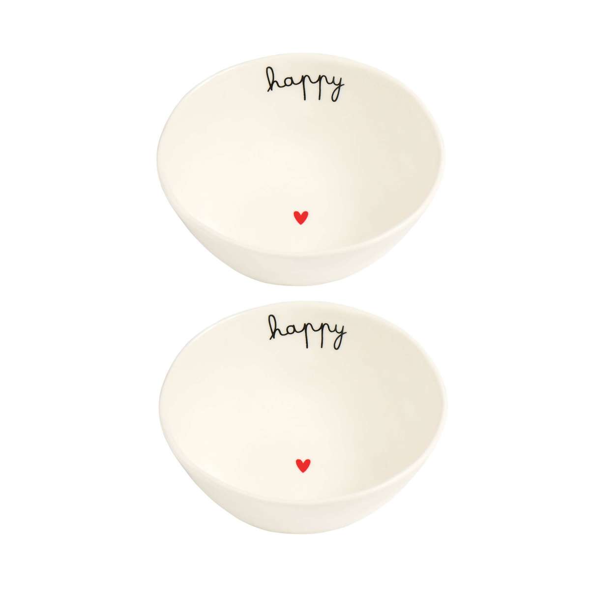 Immagine del prodotto Set 2 Ciotoline in gres  diam 12,5 cm Happy | Simple Day
