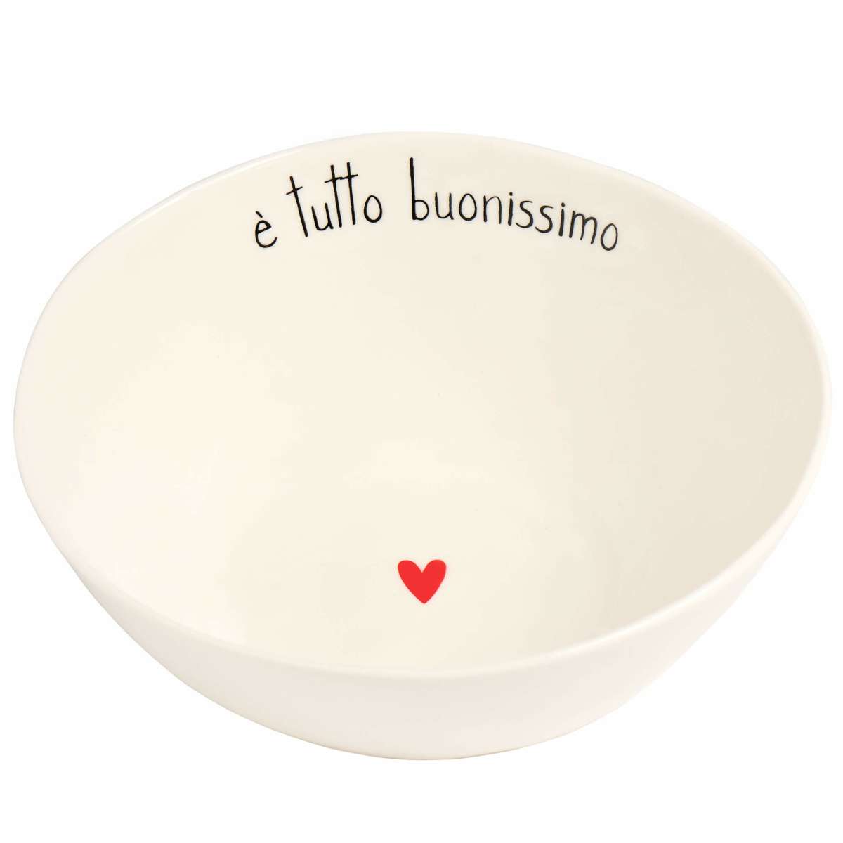 Immagine del prodotto Insalatiera in Ceramica E' Tutto Buonissimo 20 cm x h 7,8 cm | Simple Day