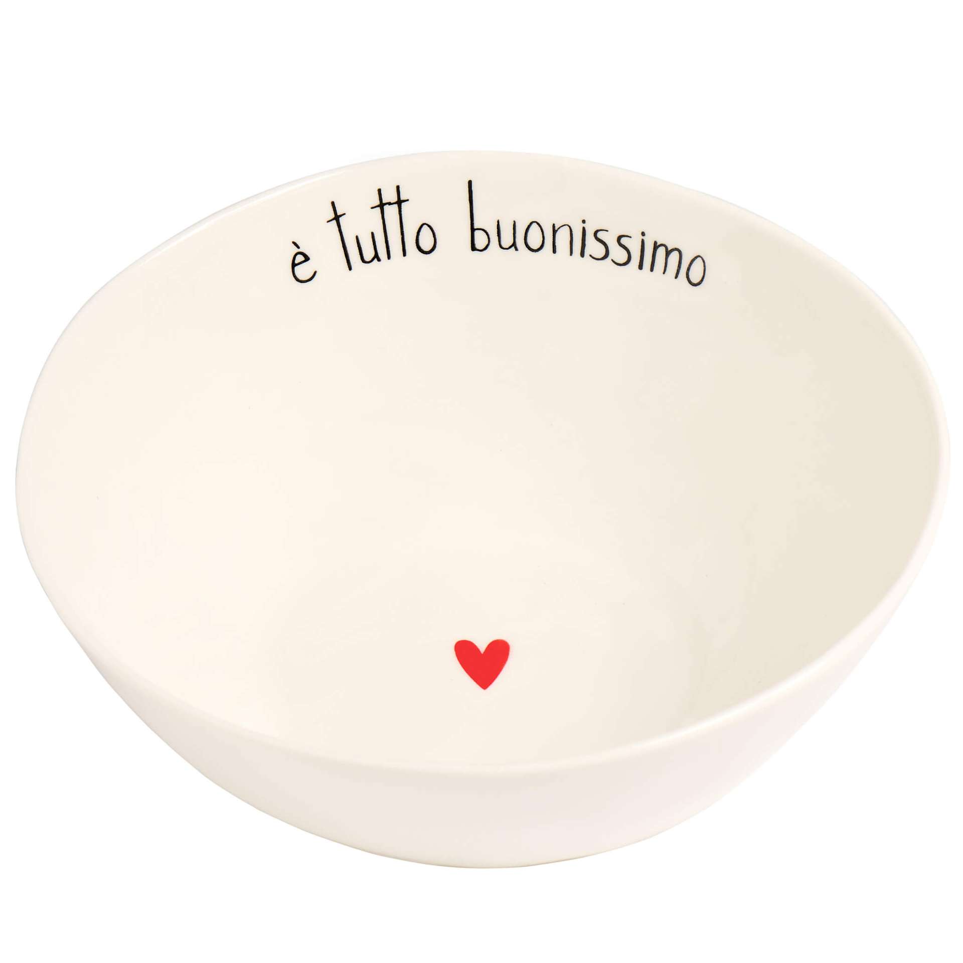 Immagine principale di Insalatiera in Ceramica E' Tutto Buonissimo 20 cm x h 7,8 cm | Simple Day