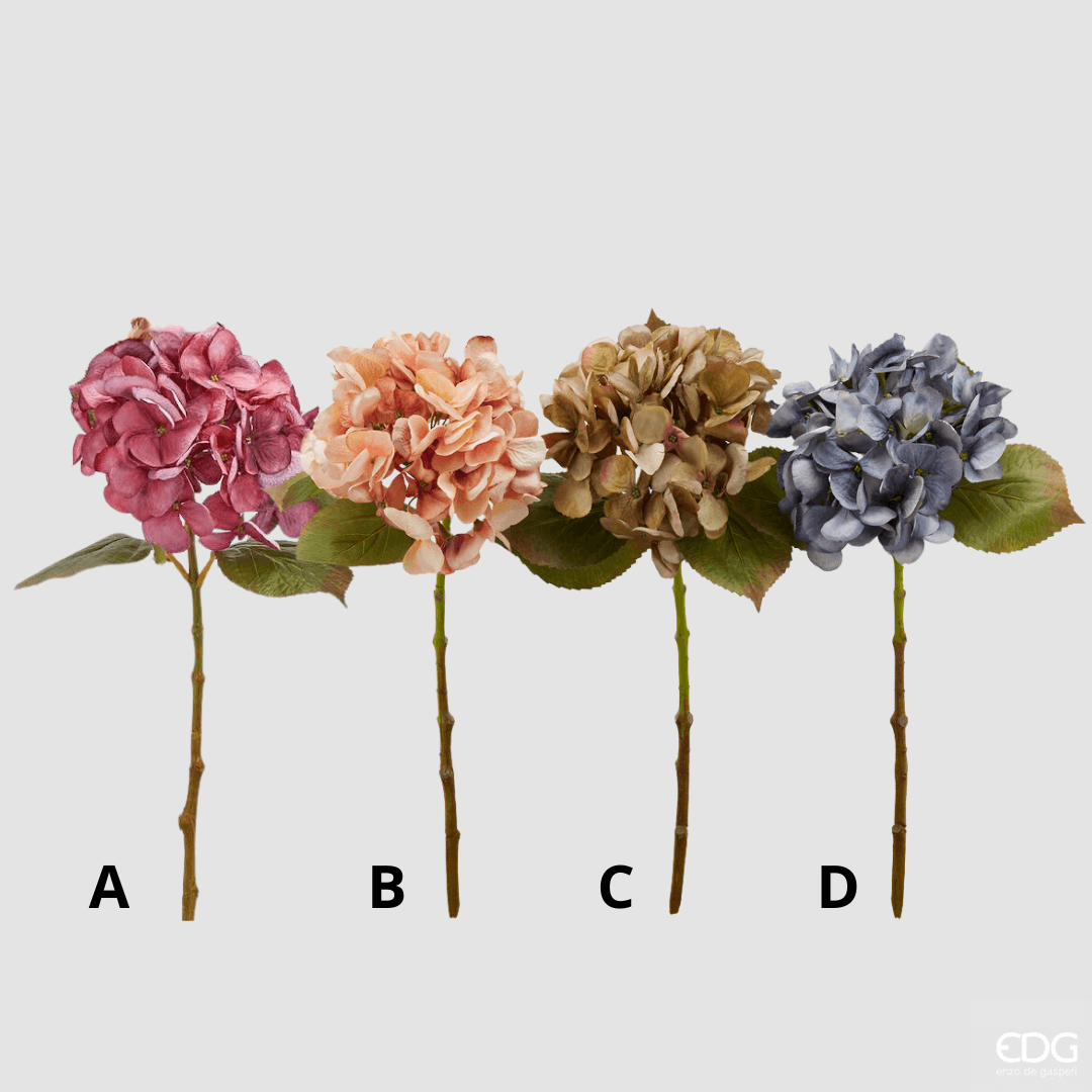 Immagine principale di Ortensia Artificiale DRY h 50 cm - 4 Colori | EDG Enzo De Gasperi