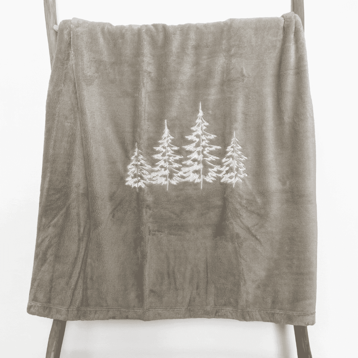 Immagine del prodotto Coperta Singola Alberi Ricamati in Microfibra 150x200 cm | Daunex