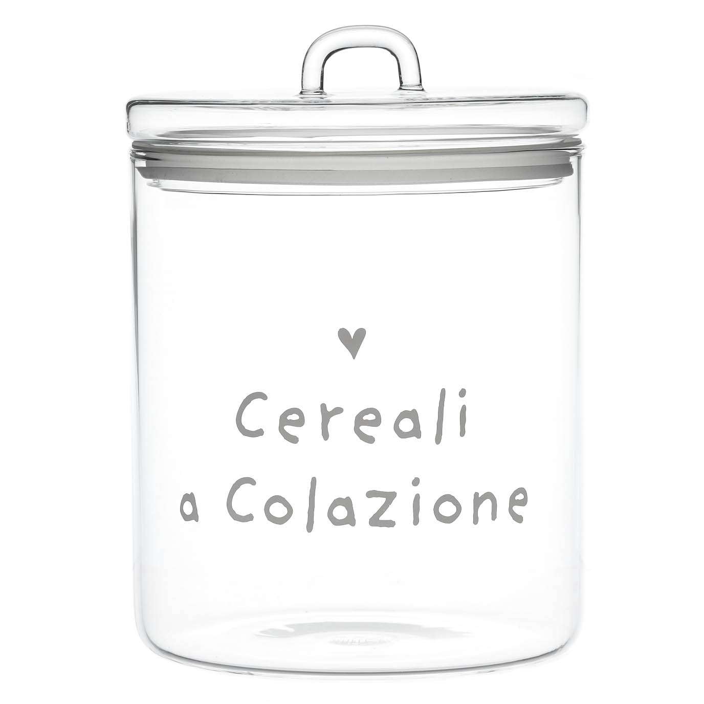 Immagine principale di Barattolo in vetro borosilicato Cereali a Colazione 15 cm | Simple Day