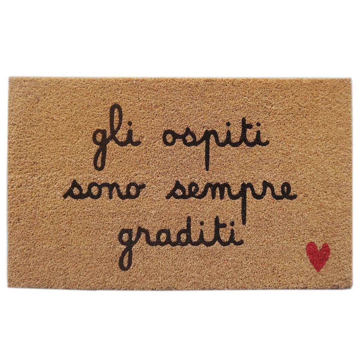 Immagine principale di Zerbino Gli Ospiti Sono Sempre Graditi 45x75cm | Simple Day
