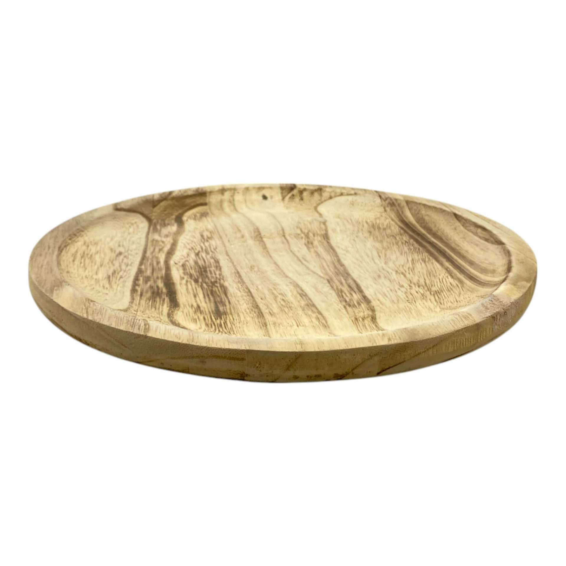 Immagine principale di Vassoio Rotondo  Nabi in Legno di Paulownia - 2 Misure | Concord Home & Interior