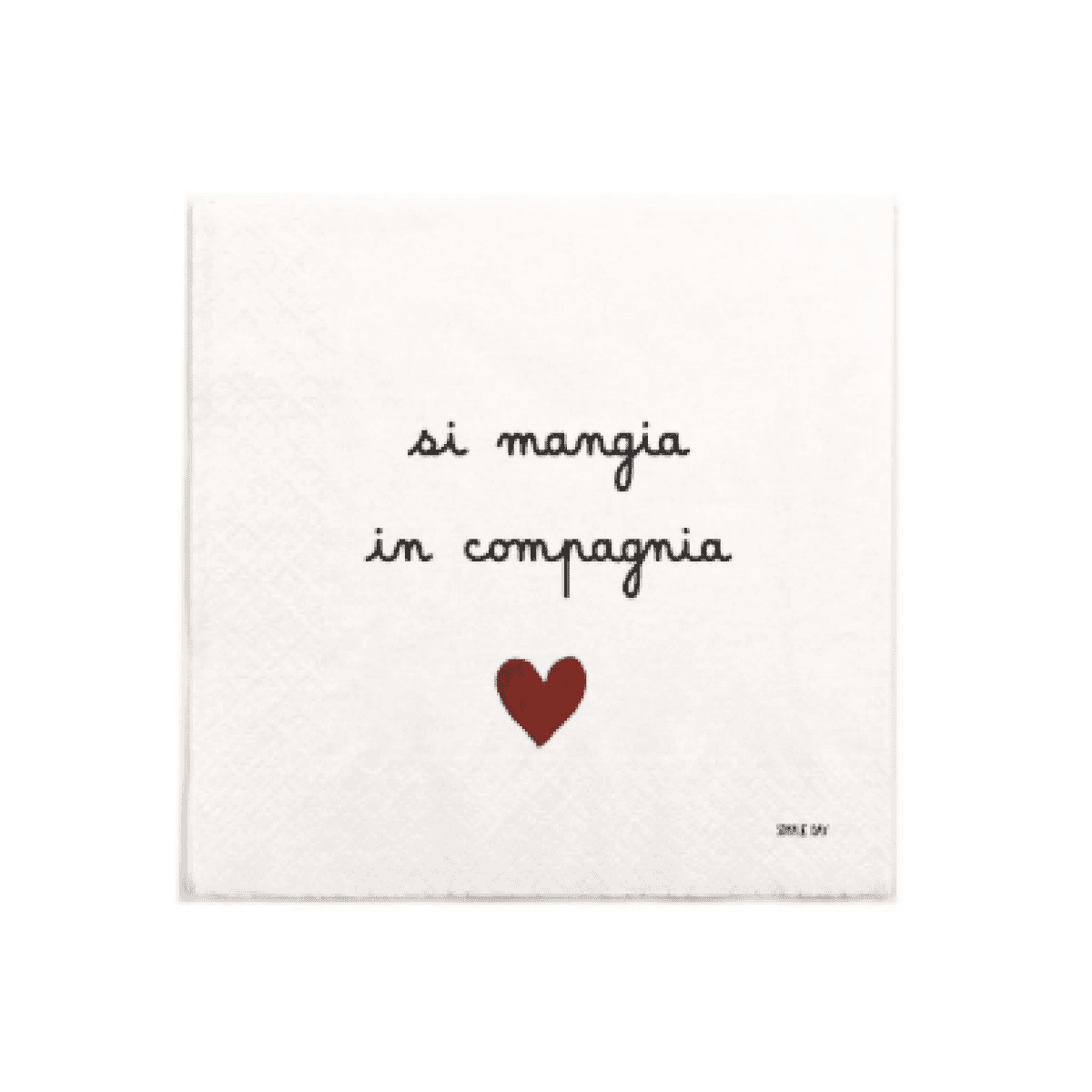 Immagine del prodotto Tovaglioli di Carta Si Mangia in Compagnia (20pz) 33x33 cm | Simple Day