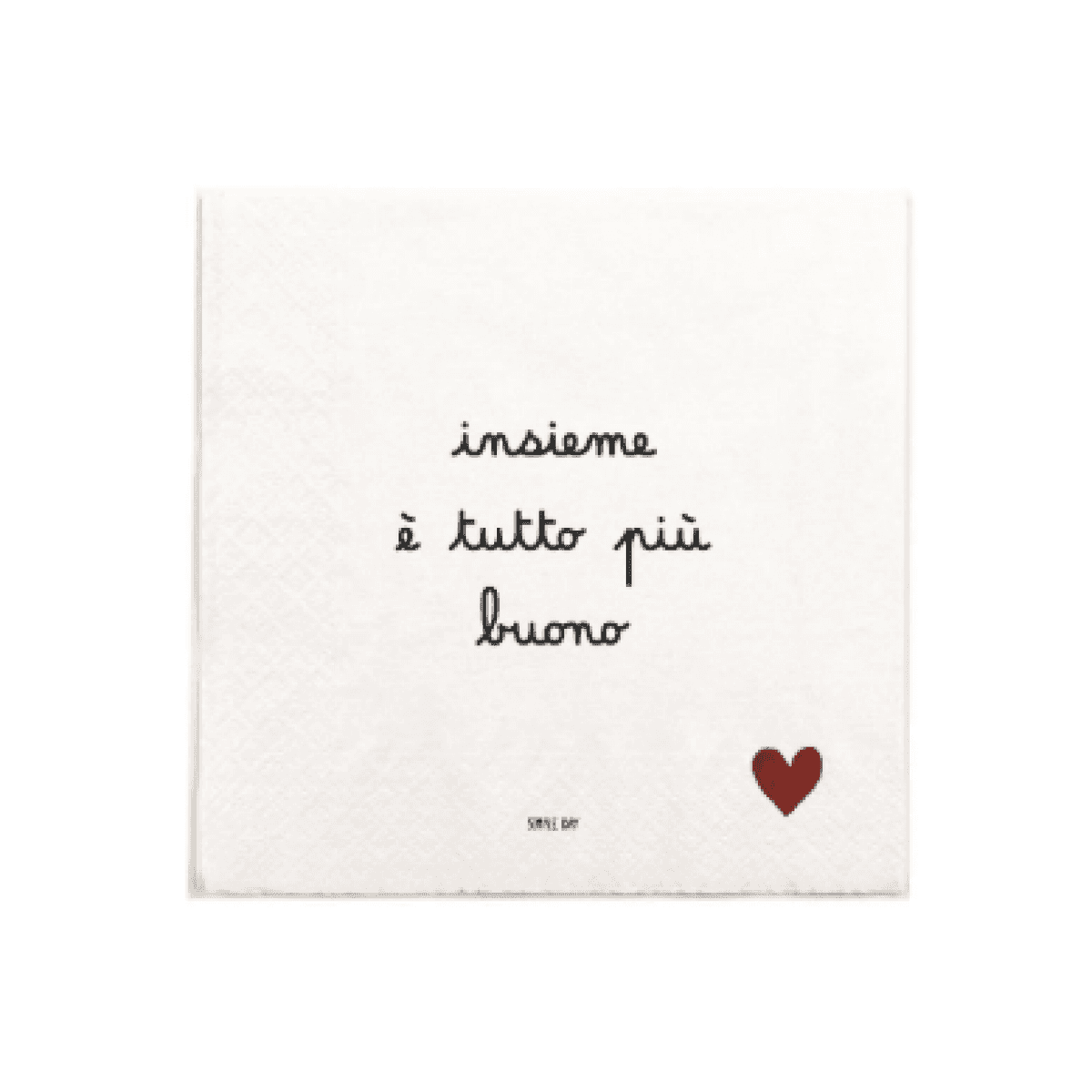 Immagine del prodotto Tovaglioli di Carta Insieme è Tutto più Buono (20pz) 33x33 cm | Simple Day