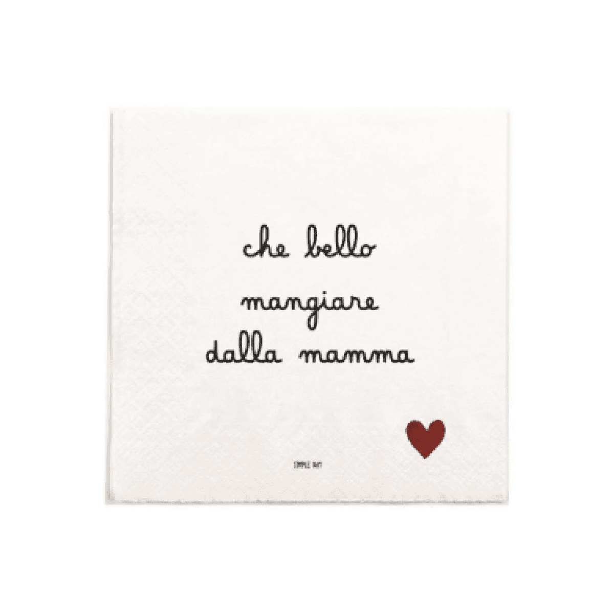 Immagine del prodotto Tovaglioli di Carta Che Bello Mangiare dalla Mamma (20pz) 33x33 cm | Simple Day
