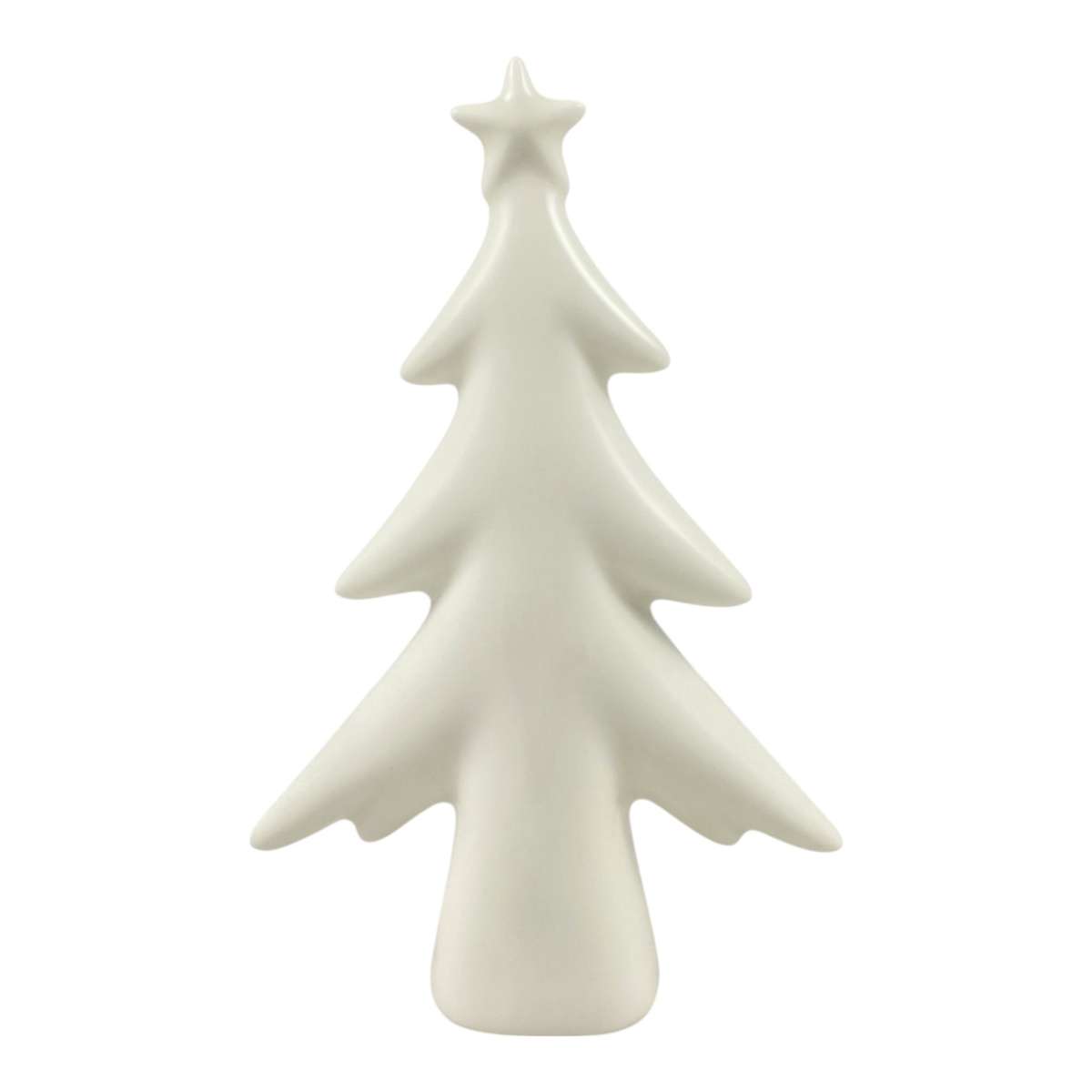 Immagine del prodotto Decorazione Albero di Natale Stern in Ceramica Bianca - 2 misure | Concord Home & Interior
