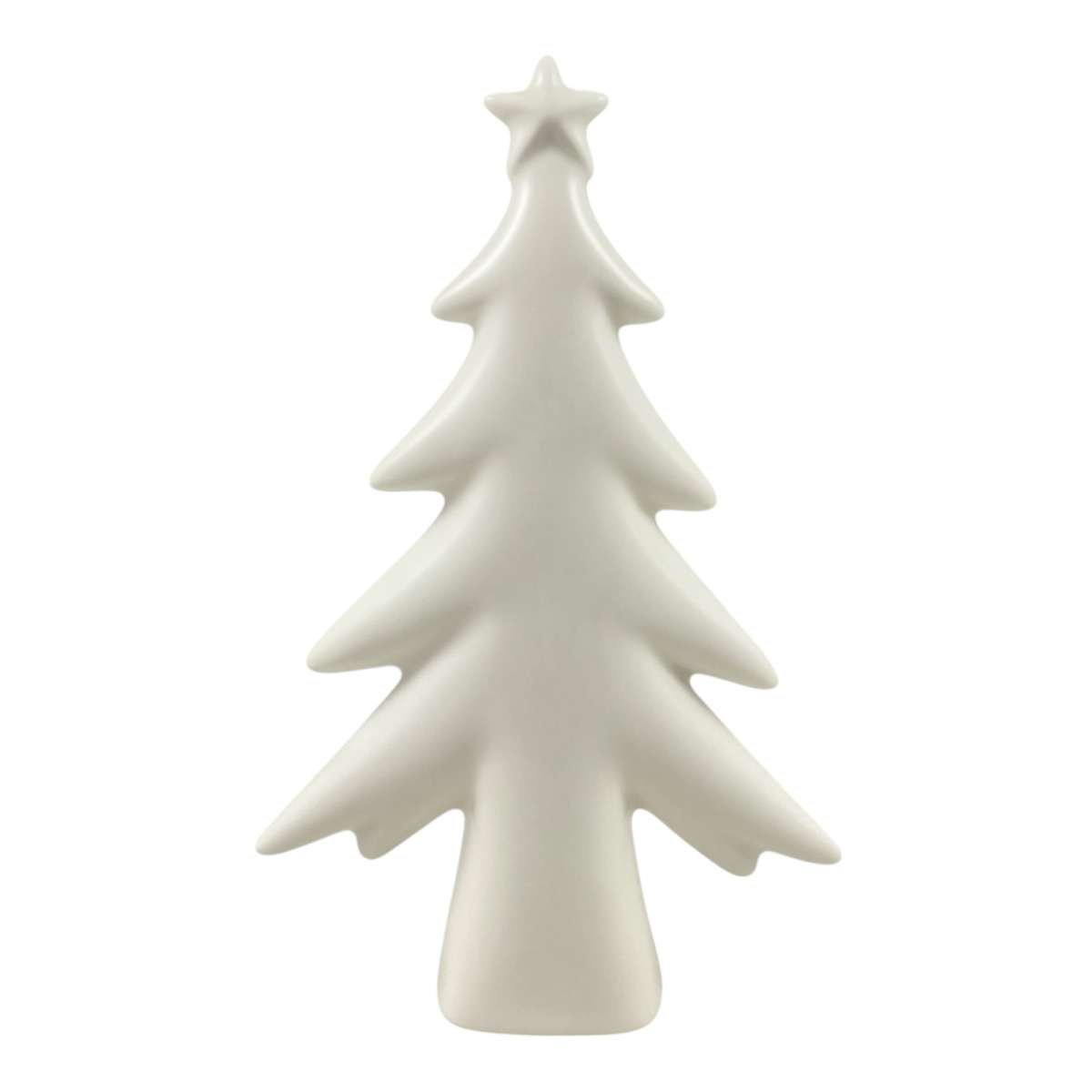 Immagine variante S - Decorazione Albero di Natale Stern in Ceramica Bianca - 2 misure | Concord Home & Interior