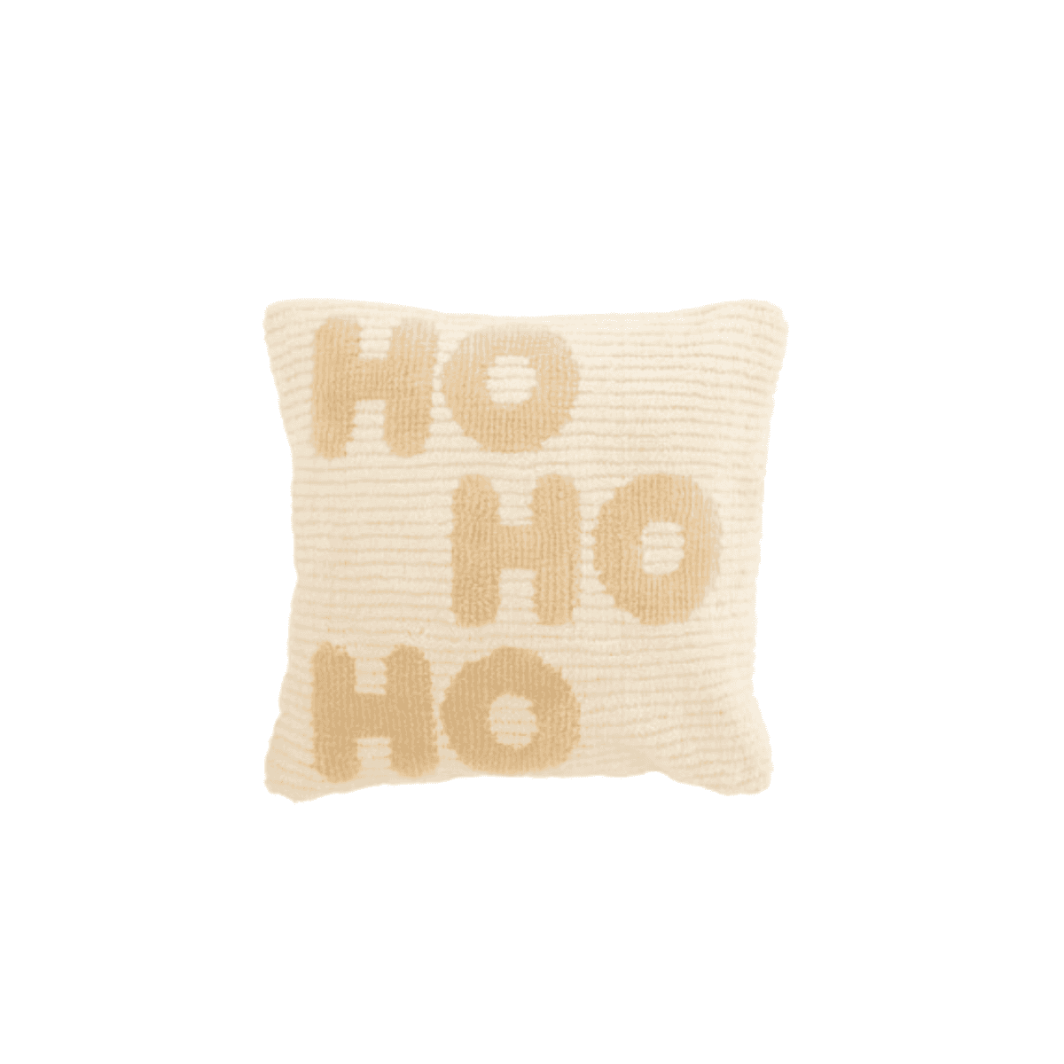 Immagine variante Bianco scritta Beige - Cuscino HoHoHo 45x45 cm  - 4 Varianti | Jolipa