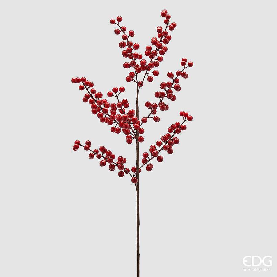 Immagine principale di Ramo di Ilex Decorativo h 85 cm | EDG Enzo De Gasperi