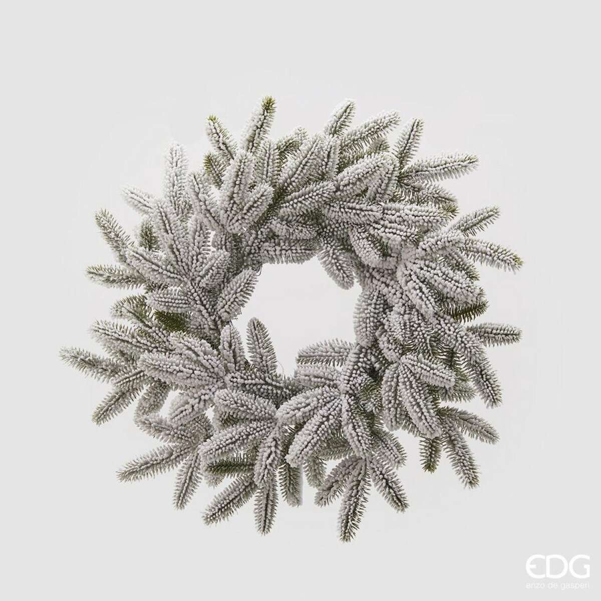 Immagine variante S - Ghirlanda Natalizia Innevata Pino West Artificiale - 2 Misure | EDG Enzo De Gasperi