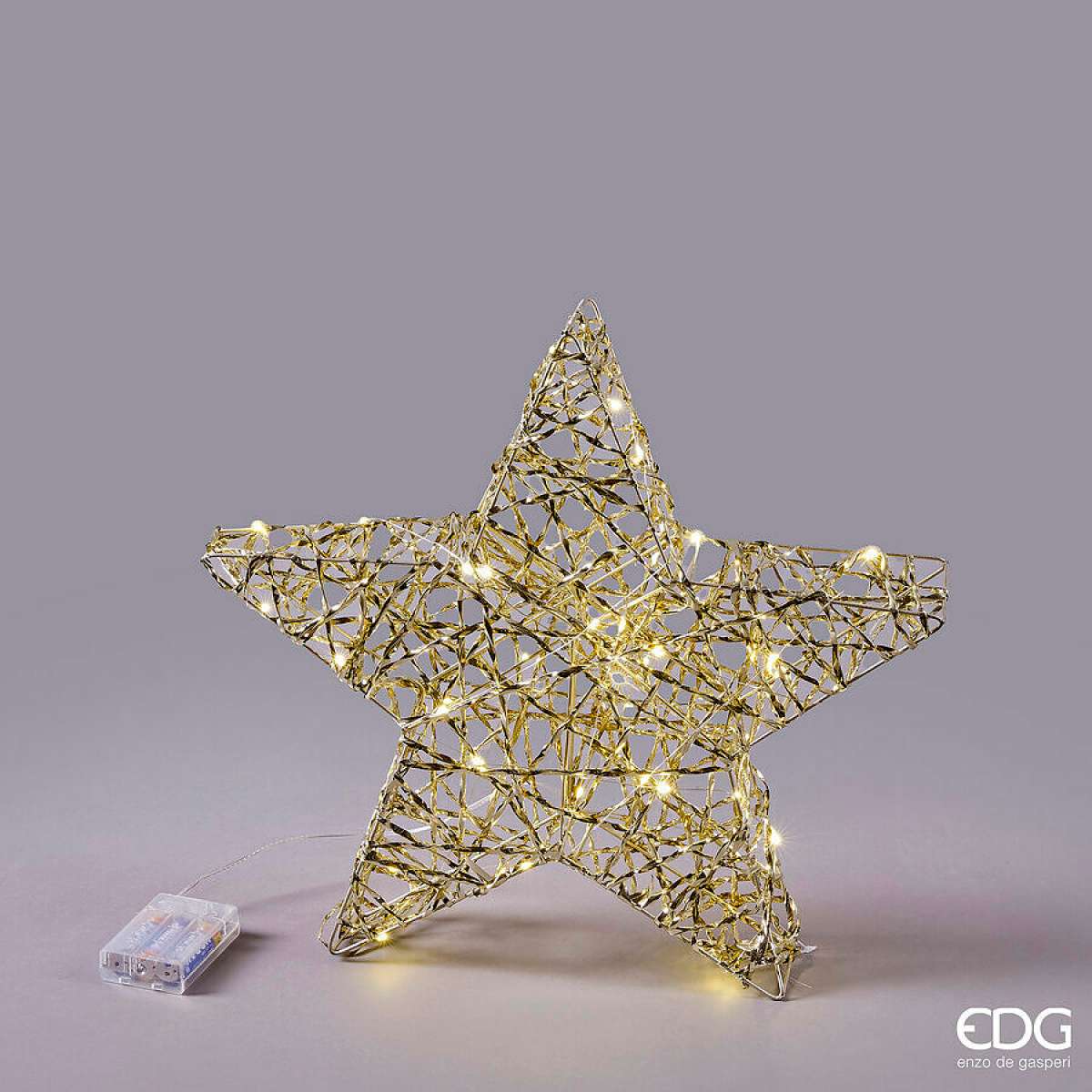 Immagine variante M - Decorazione Stella Led - 2 Misure | EDG Enzo De Gasperi