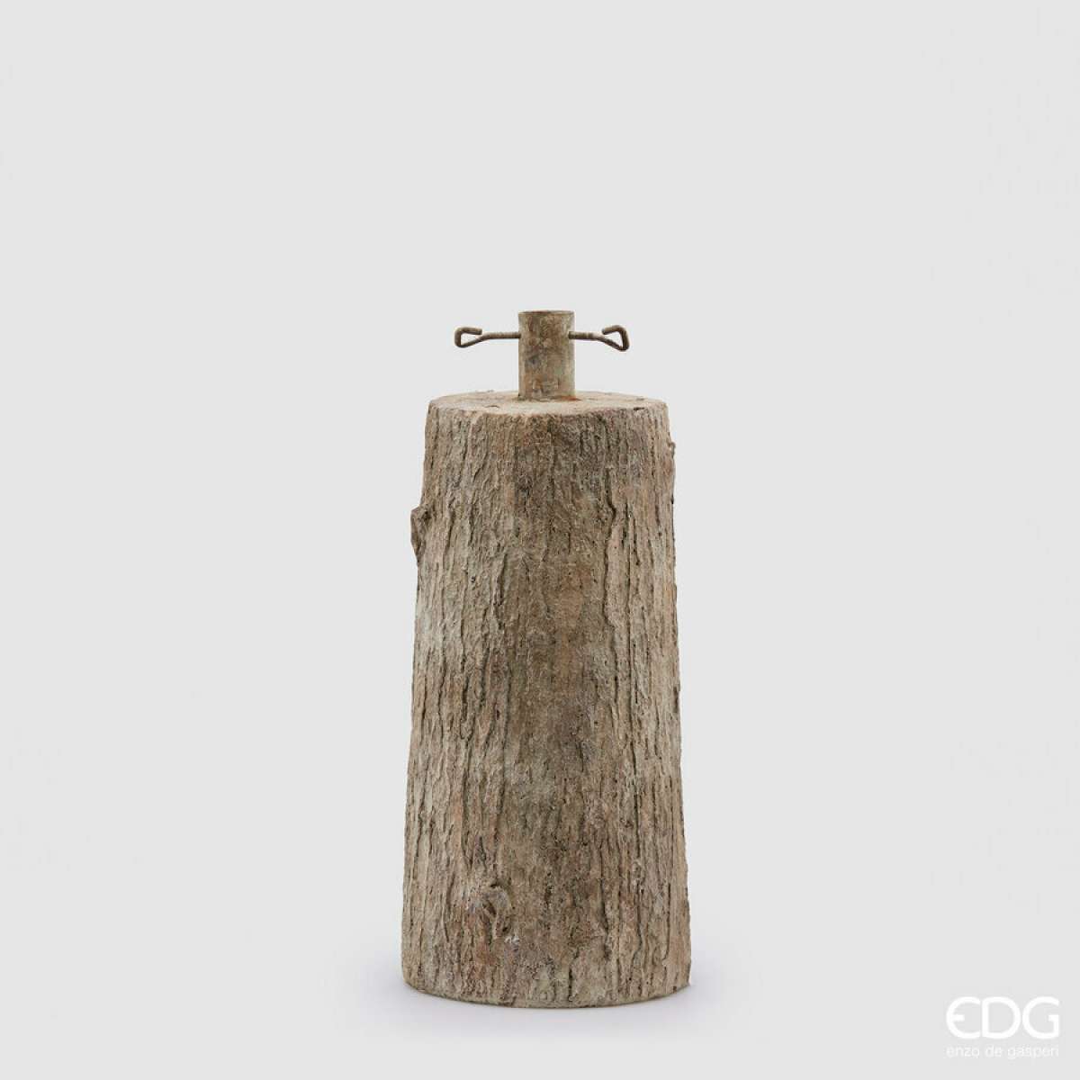 Immagine variante Piccolo - Base Tronco Decorativa per Albero di Natale effetto Legno | EDG Enzo De Gasperi