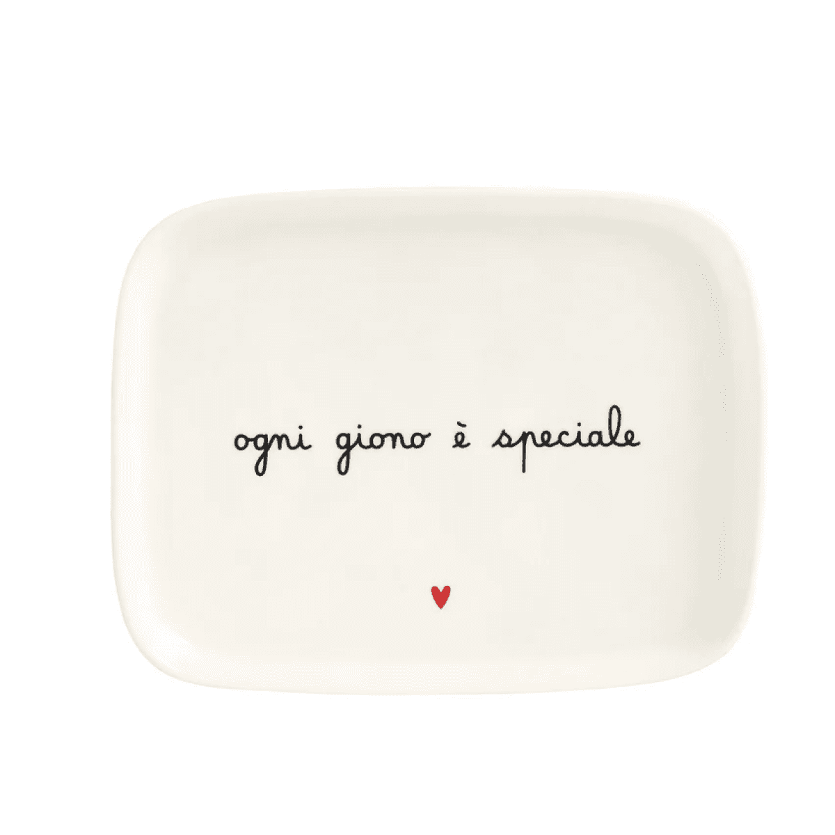 Immagine del prodotto Piatto Rettangolare in Ceramica Ogni Giorno è Speciale | Simple Day