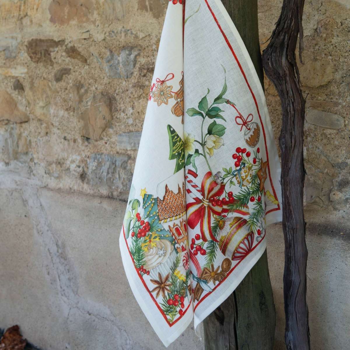 Immagine del prodotto Strofinaccio in Lino Marzapepe Casetta 50x70 cm | Tessitura Toscana Telerie