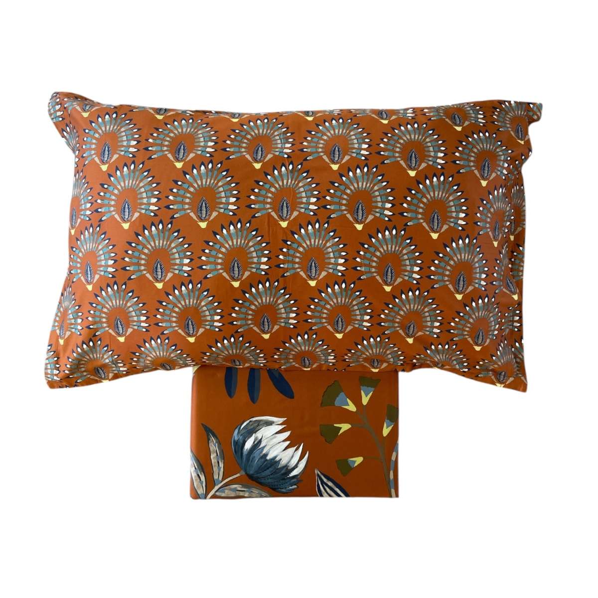 Immagine del prodotto Completo Letto Matrimoniale Ilian in Raso di Cotone | Tessitura Toscana Telerie