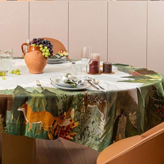 Immagine principale di Centrotavola Reinard in Lino 110x110 cm | The NapKing