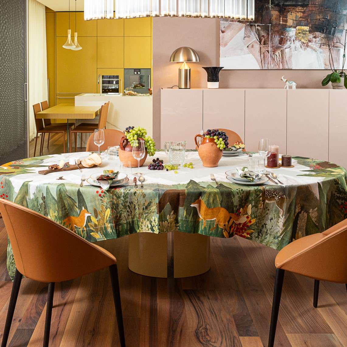 Immagine principale di Tovaglia Quadrata Reinard in Lino 220 x 220 cm | The NapKing