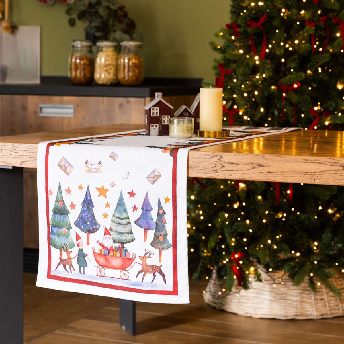 Immagine del prodotto Runner Xmas Factory 45x150 cm in Cotone | Olivia Home