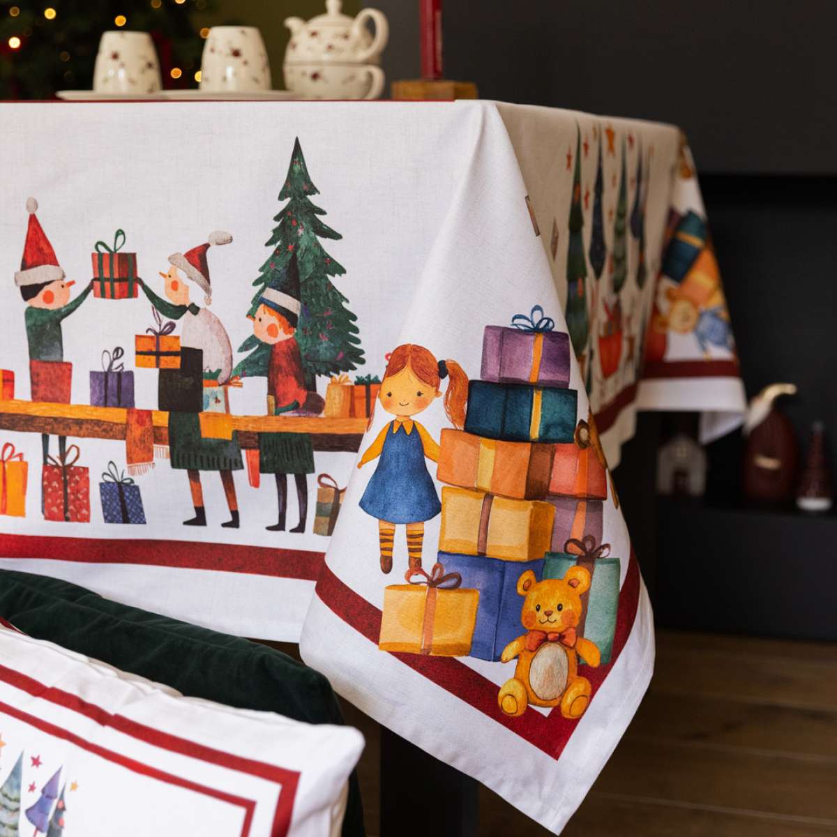 Immagine del prodotto Tovaglia Rettangolare Xmas Factory - 4 Misure | Olivia Home