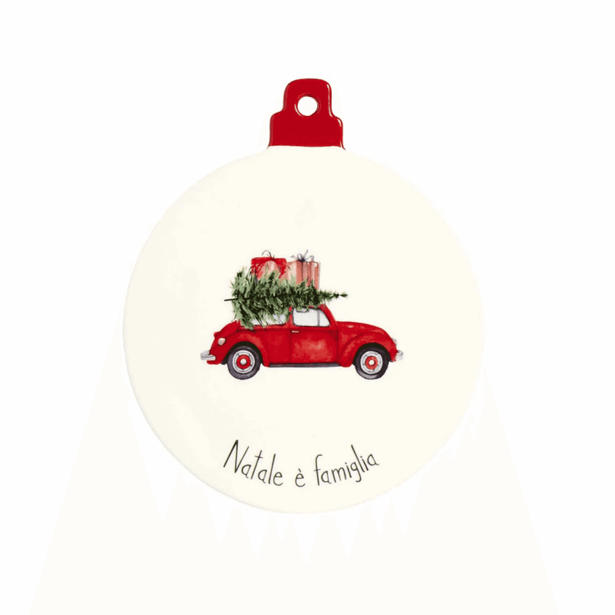 Immagine del prodotto Sottopentola Palla Natale in Famiglia 20x23,5 cm | Simple Day