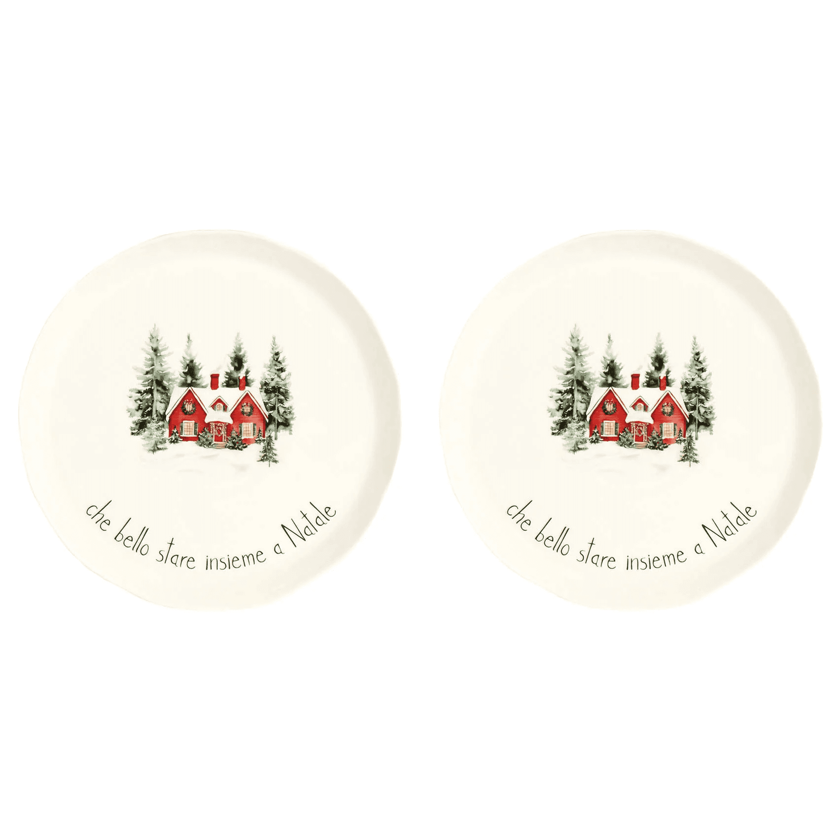 Immagine principale di Set 2 Piatti Piani Che Bello Stare Insieme diam 27 cm | Simple Day