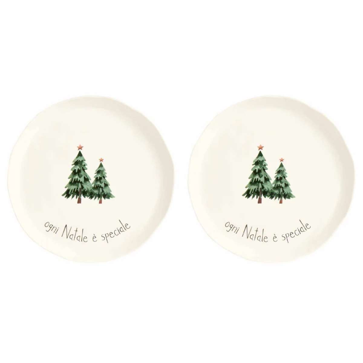 Immagine del prodotto Set 2 Piatti Piani Ogni Natale è Speciale diam 27 cm | Simple Day