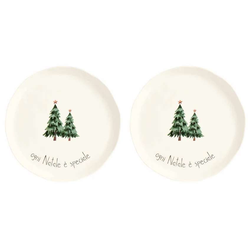 Immagine principale di Set 2 Piatti Piani Ogni Natale è Speciale diam 27 cm | Simple Day