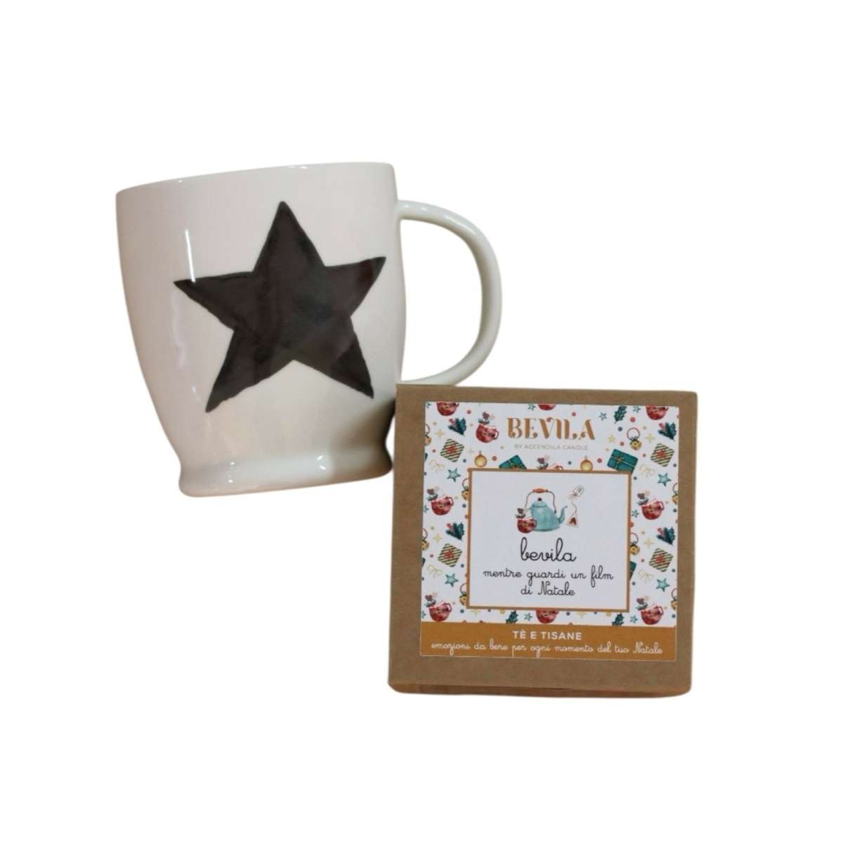 Immagine del prodotto Idea regalo Mug Stella e Tisana Bevila - Film di Natale | Pietro Zanetti Home