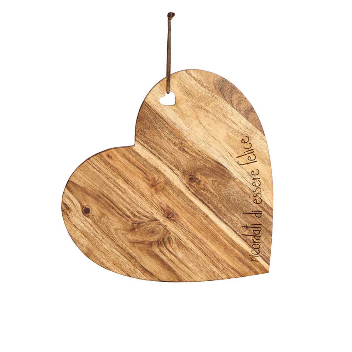 Immagine del prodotto Tagliere Cuore Ricordati di Essere Felice 32x30 cm | Simple Day