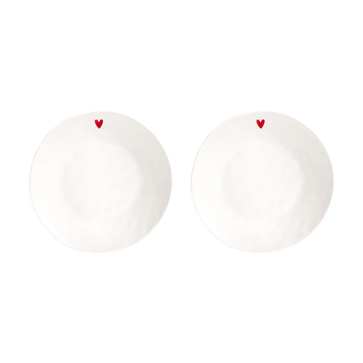 Immagine del prodotto Set 2 Piatti Fondi Cuore 20cm | Simple Day