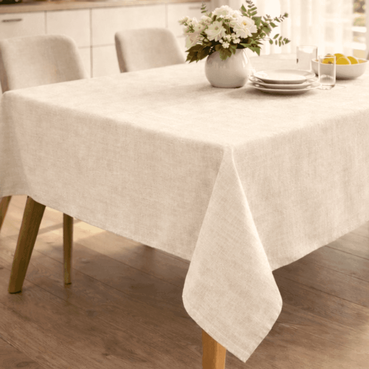 Immagine variante Panna - Tovaglia Antimacchia Quadrata Drey - 5 Colori | Pietro Zanetti Home