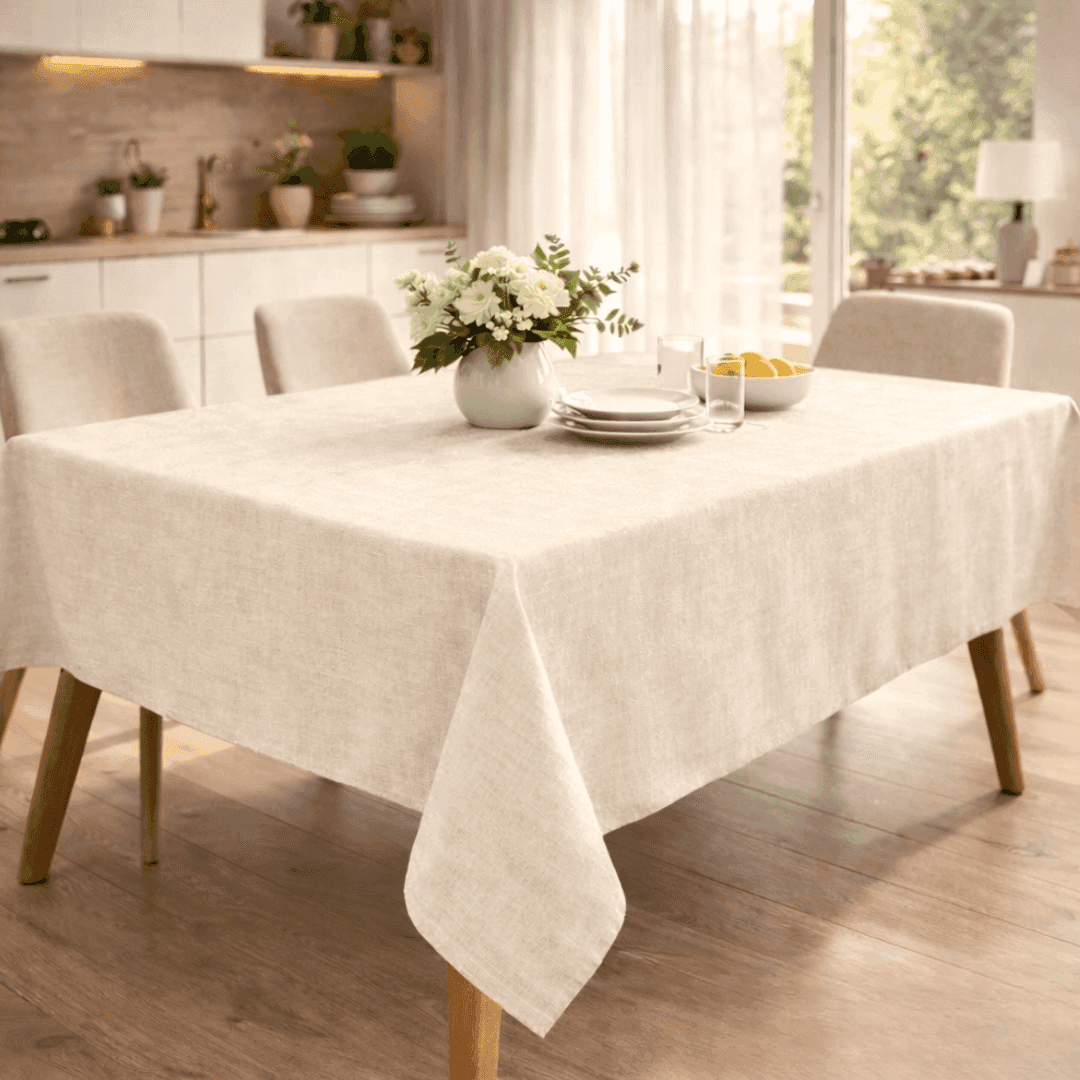 Immagine principale di Tovaglia Antimacchia Rettangolare Drey Panna - 3 Misure | Pietro Zanetti Home