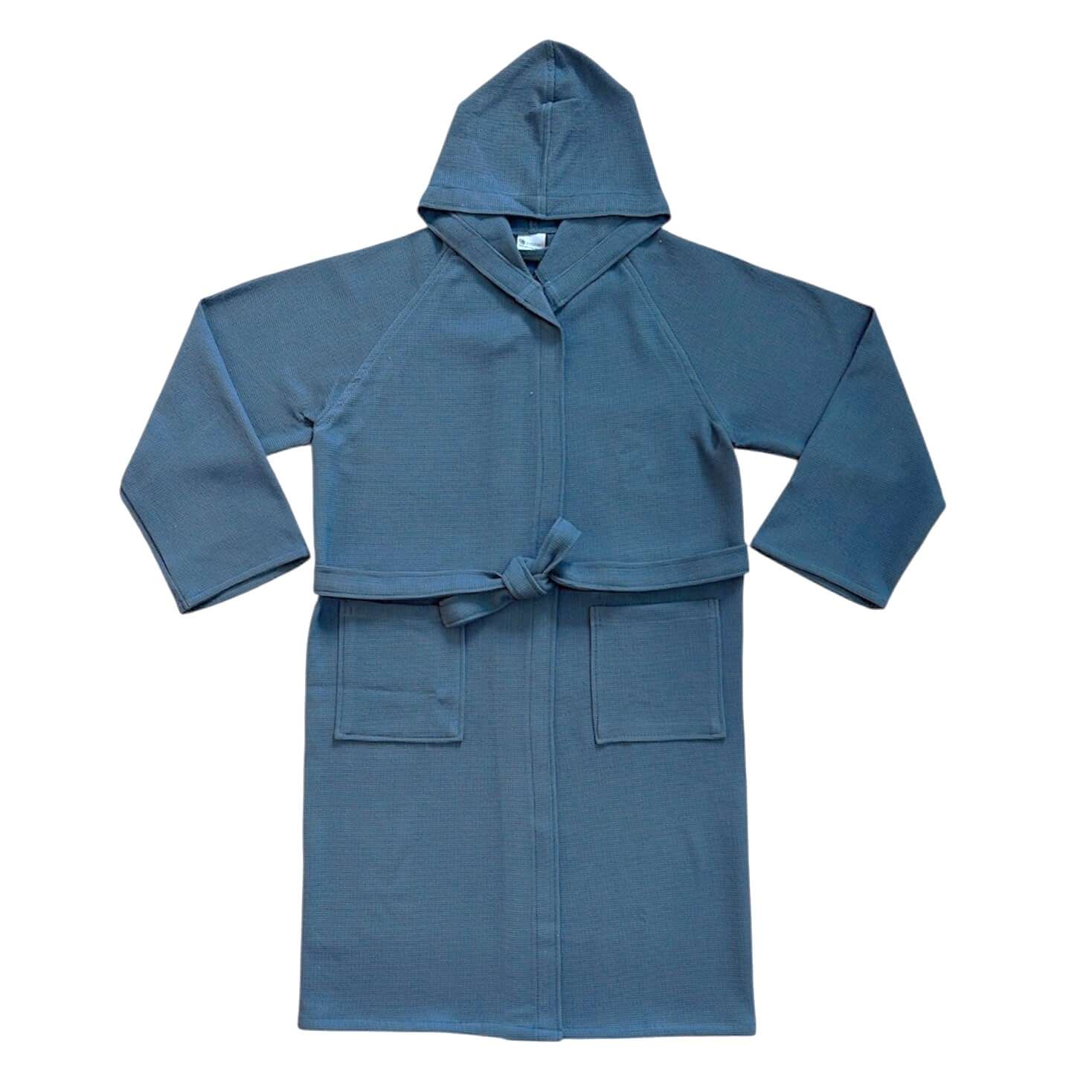 Immagine principale di Accappatoio Morgan Micro Nido d'Ape Denim (S-XXL) | Cavalieri Spa