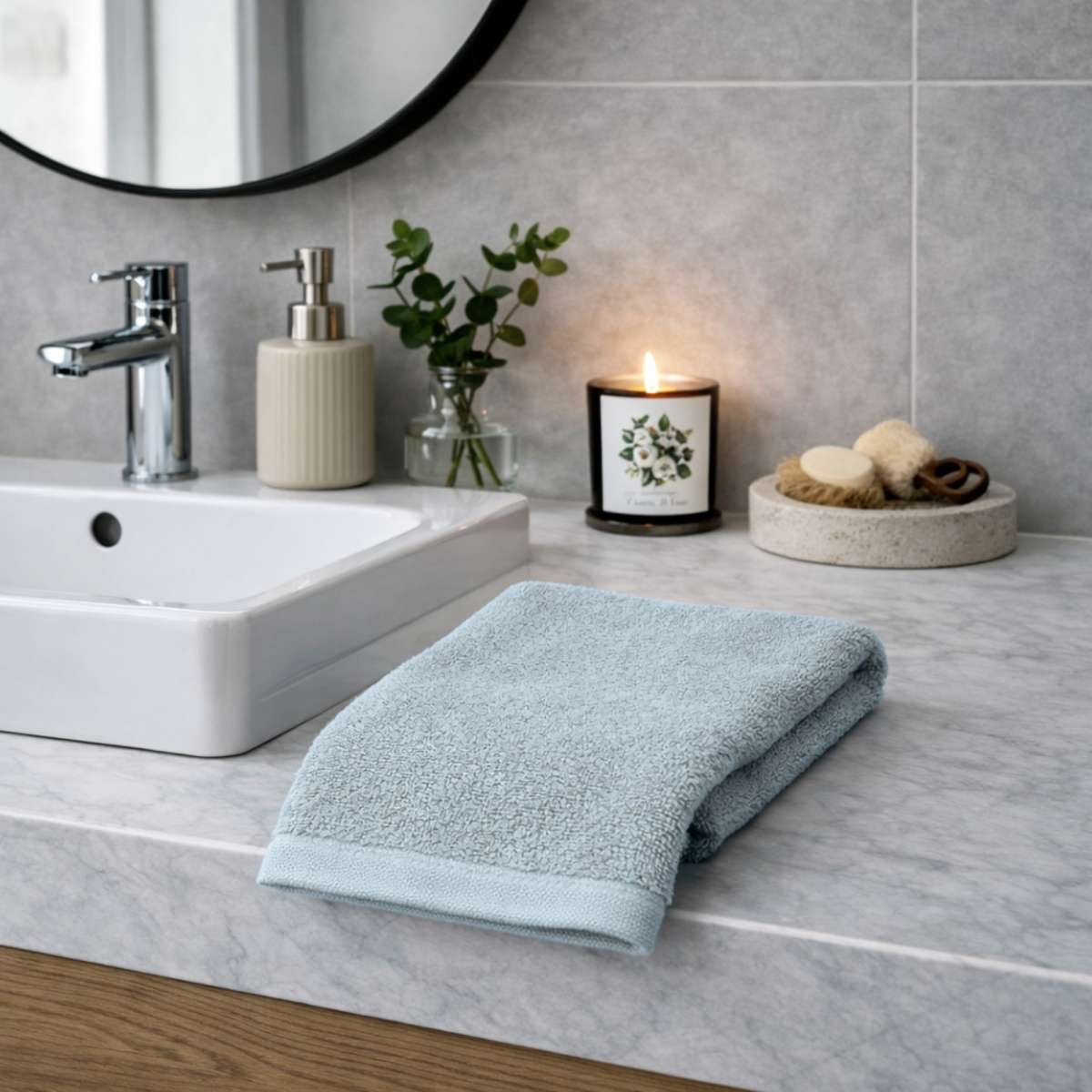 Immagine del prodotto Asciugamano Viso Tinta Unita SMART 100% Cotone  60x110 cm - 9 Colori | Daunex