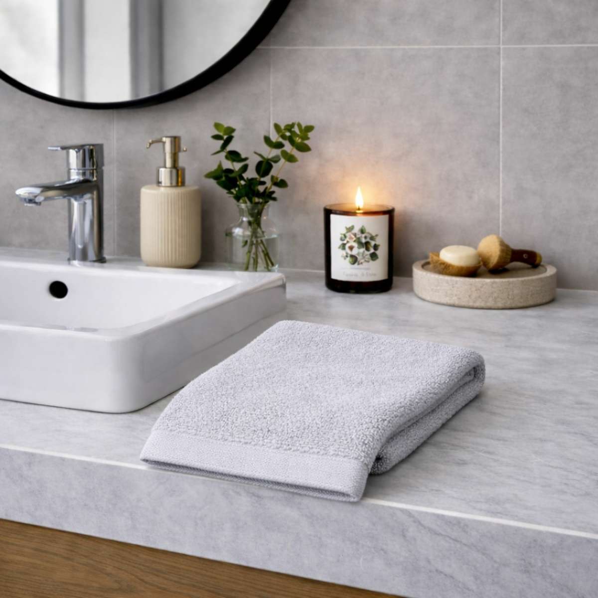 Immagine del prodotto Asciugamano Viso Tinta Unita SMART 100% Cotone  60x110 cm - 9 Colori | Daunex