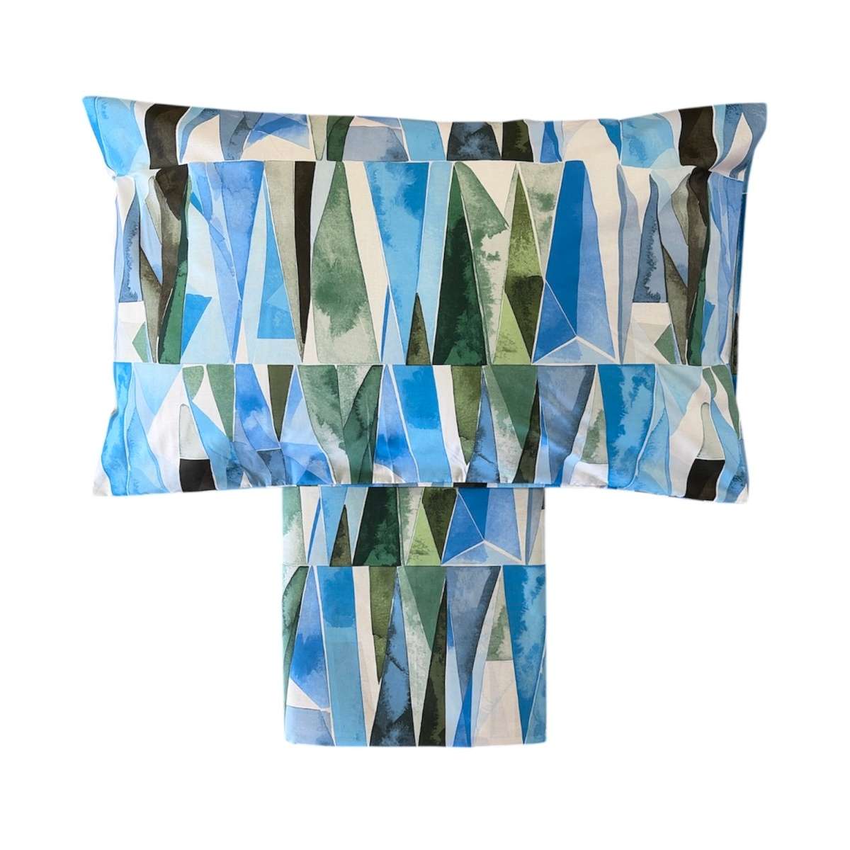 Immagine del prodotto Completo Letto Una Piazza e Mezza Vertice in 100% Cotone - 2 Colori | Pietro Zanetti Home