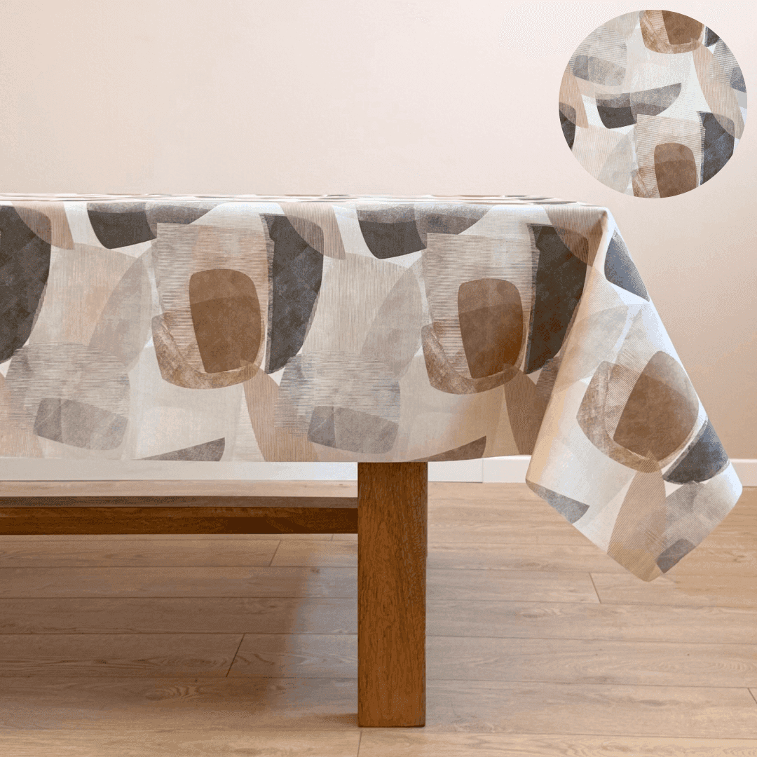 Immagine principale di Tovaglia Antimacchia a metro Eteris Naturale h 180cm | Pietro Zanetti Home