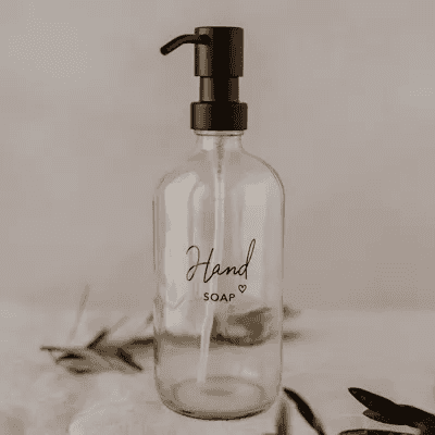Immagine principale di Dispenser Sapone in Vetro Trasparente Handsoap (500ml) | Eulenschnitt