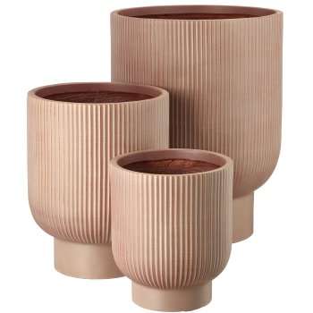 Immagine principale di Vaso con Base Tortora - 3 Misure | Gasper since 1965