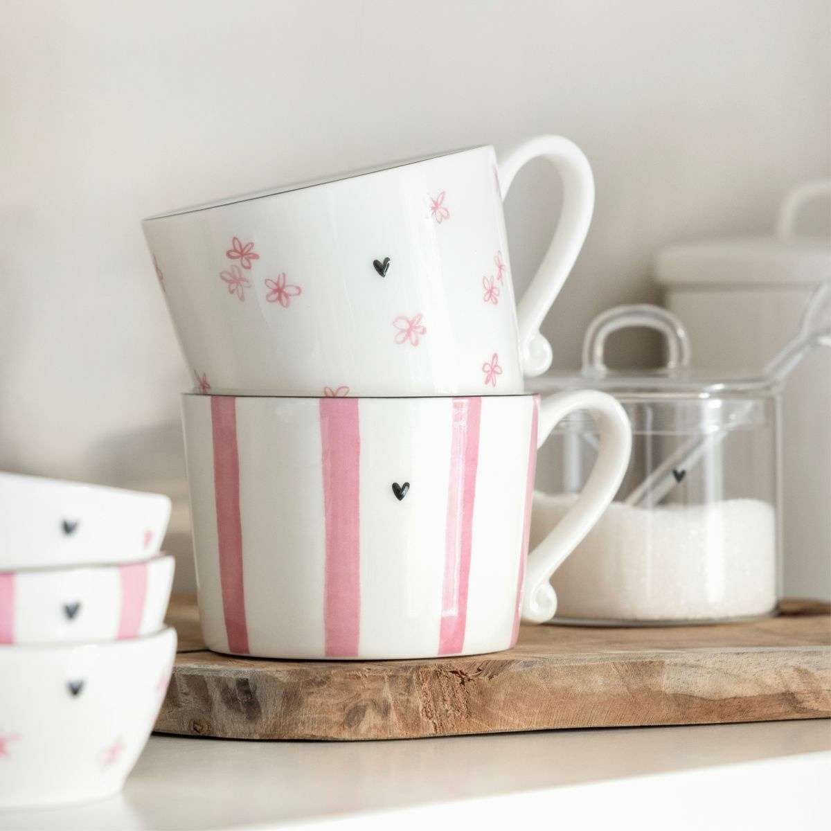 Immagine del prodotto Mug in Ceramica Bianca Rose Little Flowers | Bastion Collections