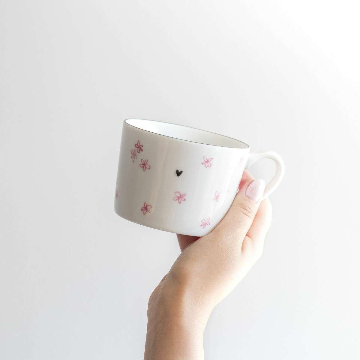 Immagine del prodotto Mug in Ceramica Bianca Rose Little Flowers | Bastion Collections