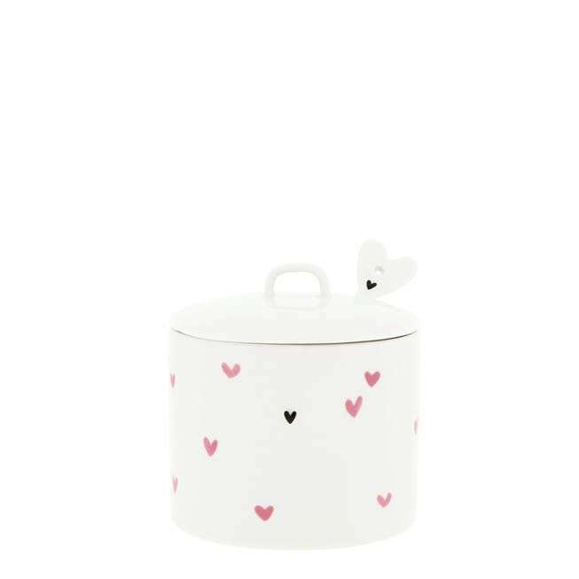 Immagine principale di Zuccheriera con Cucchiaino Rosa Little Hearts | Bastion Collections