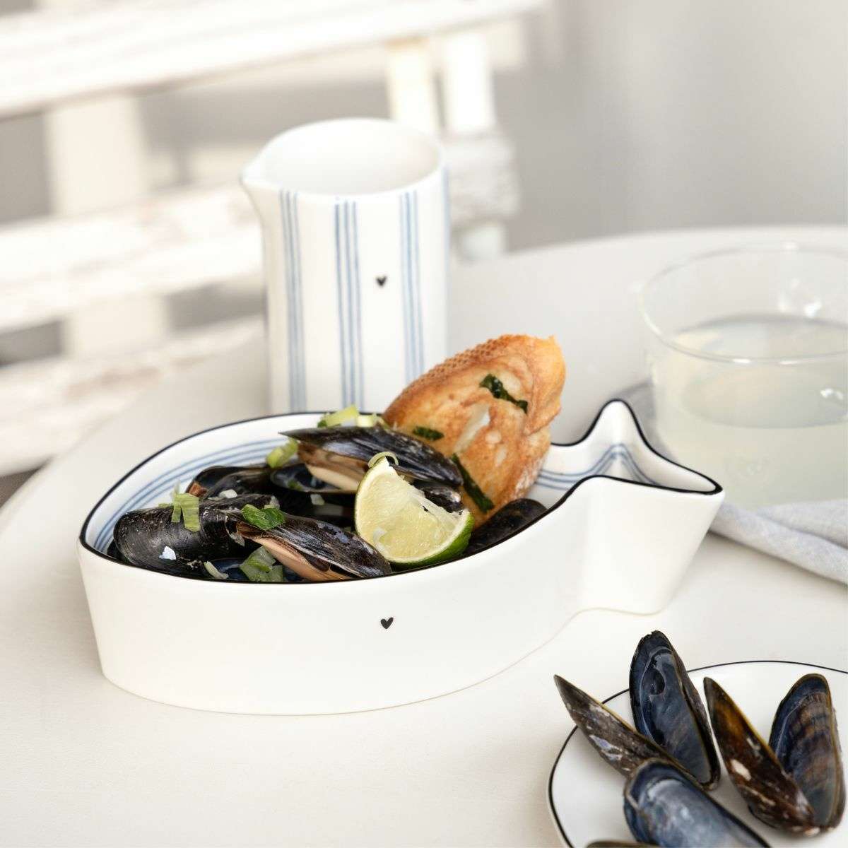 Immagine del prodotto Ciotola Piccola a forma di Pesce con Bordino | Bastion Collections