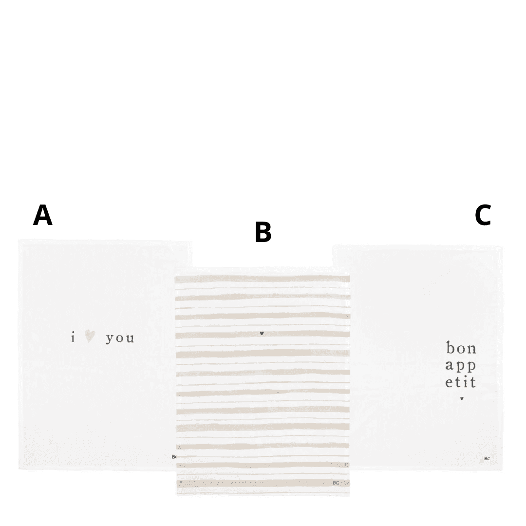 Immagine principale di Strofinaccio in Lino e Cotone Natural - 3 Varianti | Bastion Collections