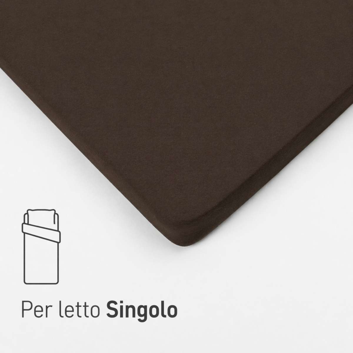 Immagine del prodotto Sotto con Angoli SINGOLO in Cotone Jersey Elasticizzato | Pietro Zanetti Home